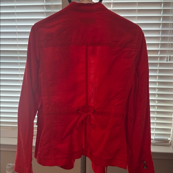 Talbots Red Utility Jacket - Picture 4 of 12